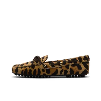 Car Shoe Gommino Loafers Women's Brown