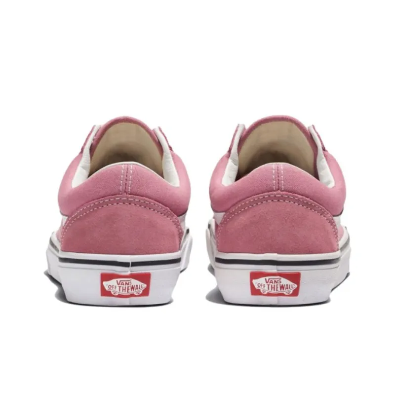 Vans Old Skool Collection Anti Slip Wear Resistant Low Top Skateboard Shoes Unisex Pink-1