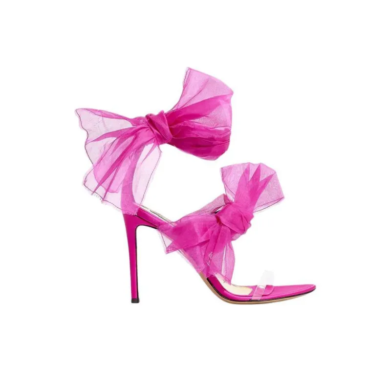 Alexandre Vauthier Jacqueline Strap Sandals 10.5cm Women's Pink-1