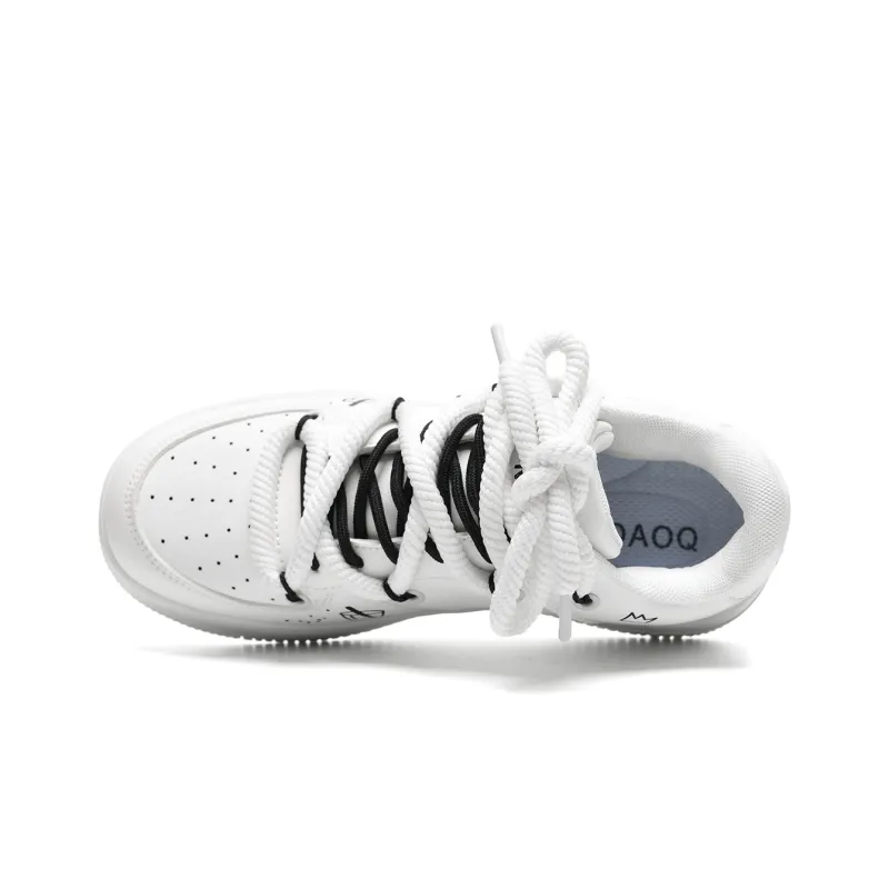 OAOQ Wear-resistant And Lightweight Low-Top Skateboard Shoes Unisex-5