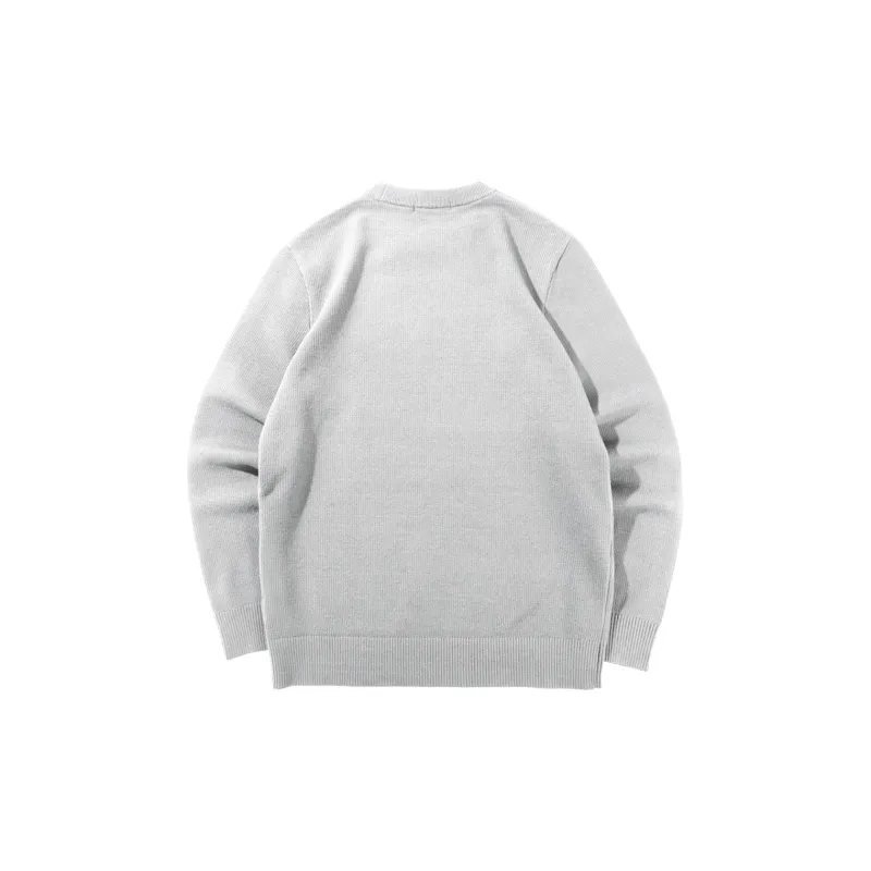 HLA Embroidered Crew Neck Long Sleeved Knitwear Men's-4