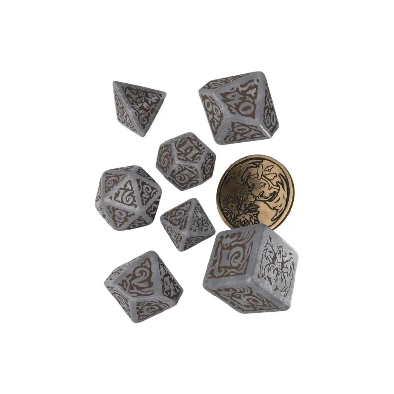 Q WORKSHOP The Witcher Dice Set. Leshen – The Shapeshifter Board Games-1