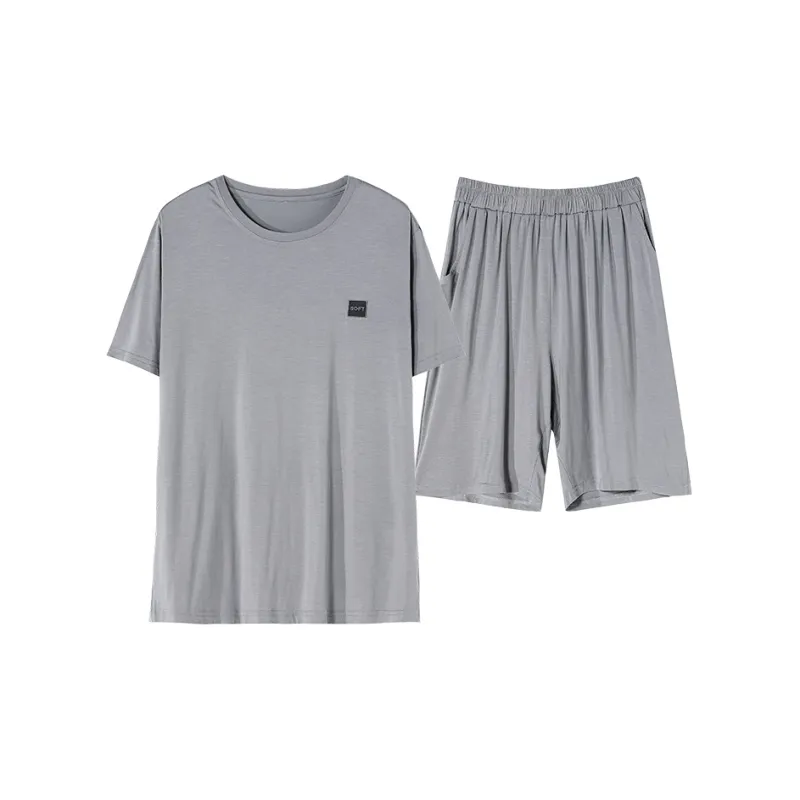 The Story Of The Flower Season Pajama Set Men's Silver-0