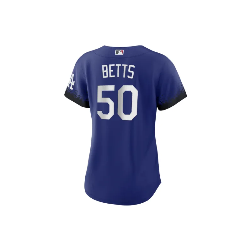 Nike x MLB Los Angeles Dodgers City Connect Mookie Betts Baseball Jacket Los Angeles Dodgers Women's Royal Blue-1