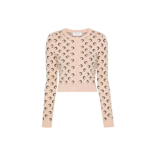 Marine Serre Sweaters Women's Beige