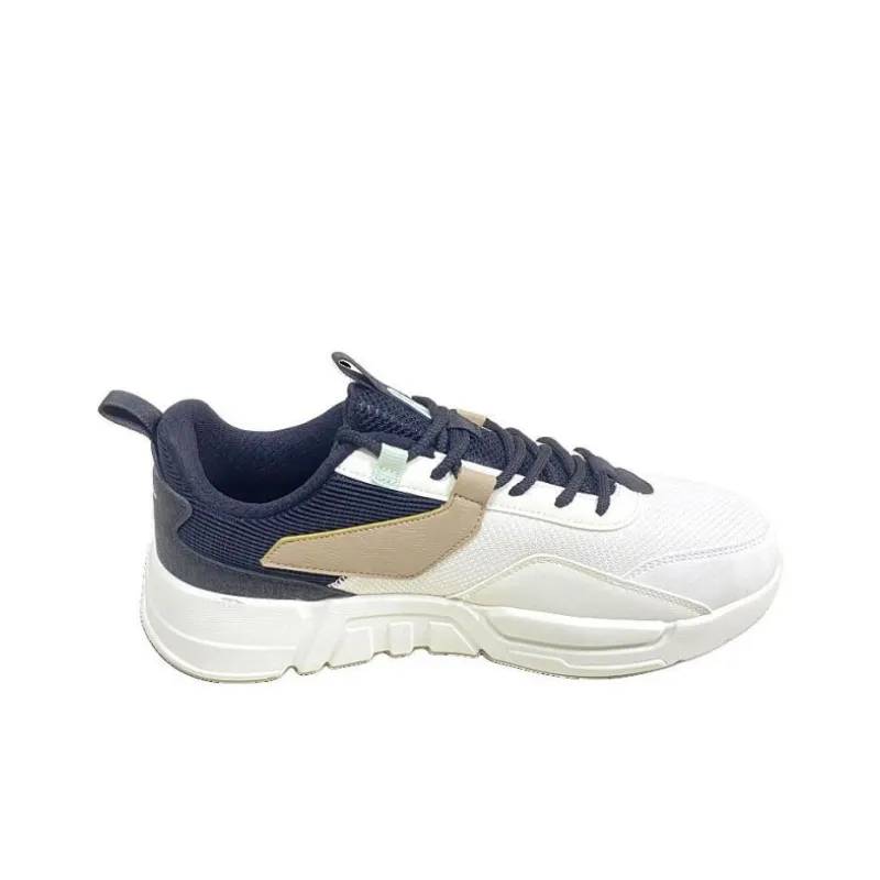 Erke Sports Life Collection Non slip Lightweight Low Top Casual Shoes Men's White Black-1