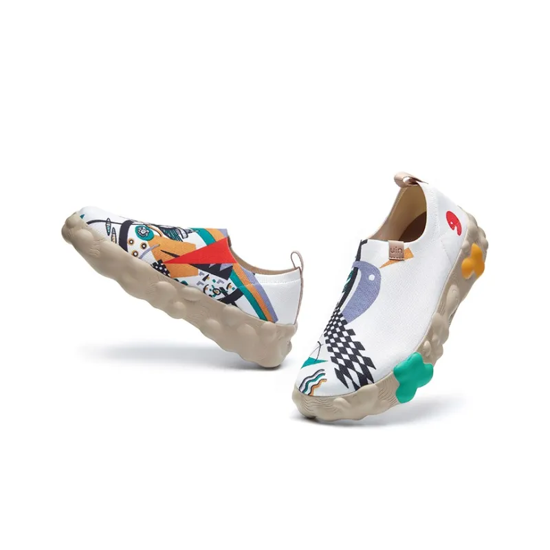 U.IN Painted Museum Collaboration Collection Casual Shoes Women's-17