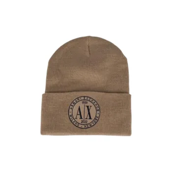 ARMANI EXCHANGEAE Polyester Beanies Men's Brown