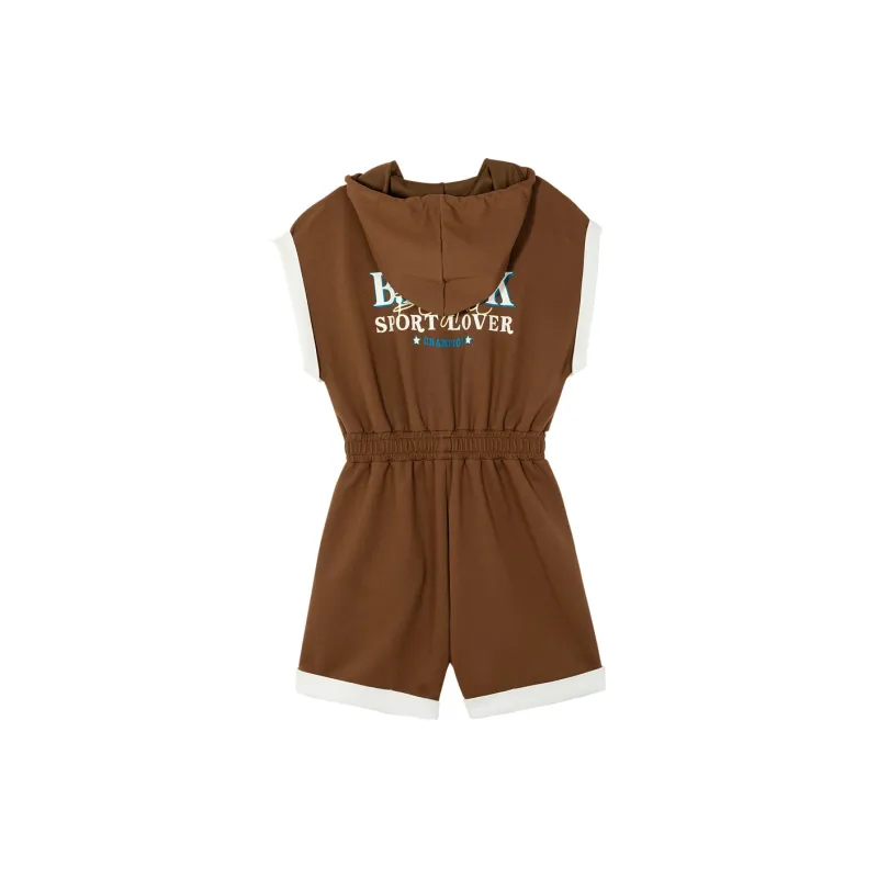 B.Duck Bodysuits Women's Red Brown-1