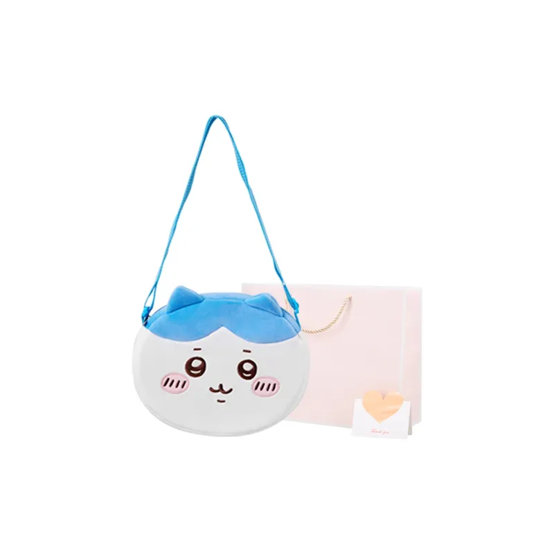 MINISO Chiikawa Casual Plush Shoulder Bag, Crossbody Bag, Shopping Bag Regular Unisex Chiikawa/Hachiware/Usagi-3