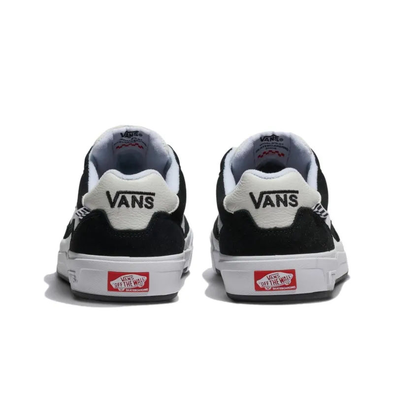 Vans Wayvee Cushioning Abrasion Resistant Breathable Low Top Skateboard Shoes Unisex Black White-3