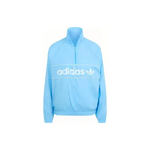 Adidas Originals Trench Coats Women's Blue