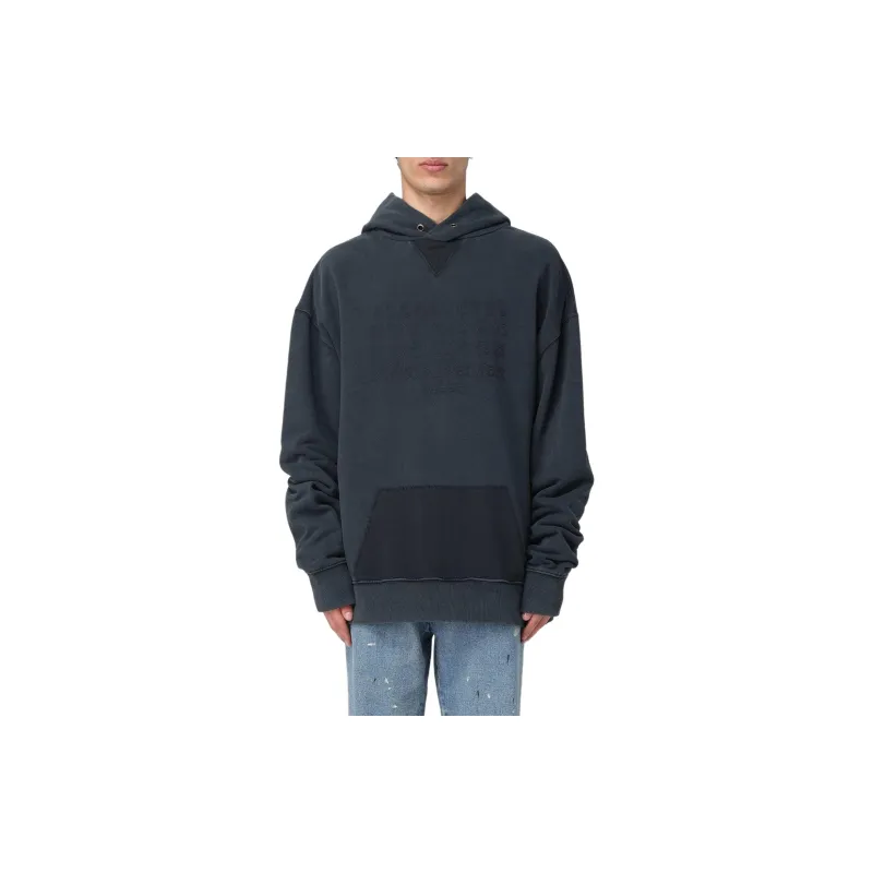 Maison Margiela Logo Embroidered Reverse Hoodie-1