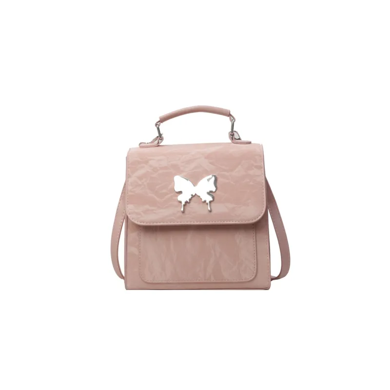 BAODIDAISHU Pu Backpack Regular Women's Blue White Pink Green Black Gray-6