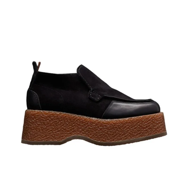 Moncler Alina Platform Shoes Women's Black-1