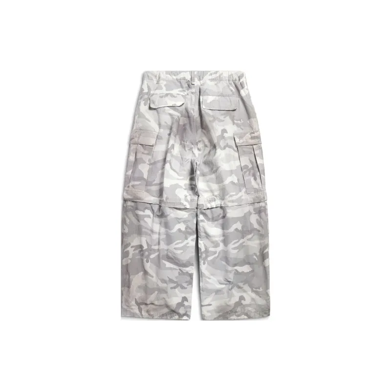 Balenciaga Cargo Pants Loose Fit Men's Light Gray-1