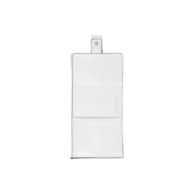MICHAEL KORS Leather Wallet Trumpets Women's Light White-2