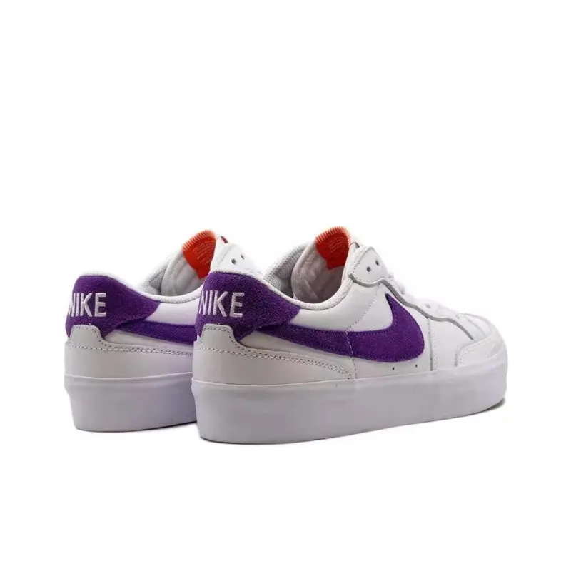 Nike SB Zoom Pogo Slip Resistant Low Top Skateboard Shoes Women's White-2
