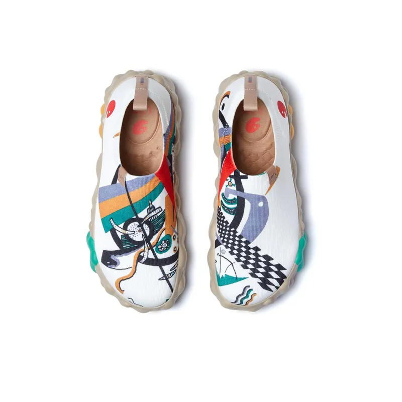 U.IN Painted Museum Collaboration Collection Casual Shoes Women's-15