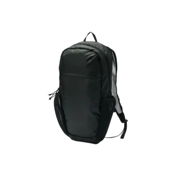 MUJI Polyester Backpack Medium Size Unisex Black/Khaki Green
