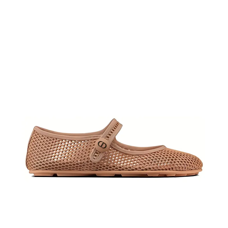 DIOR Enigme Casual Single Shoes Women's Nude-1