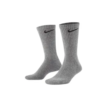 Nike Mid-Calf Socks Unisex 3 Pack Carbon Gray