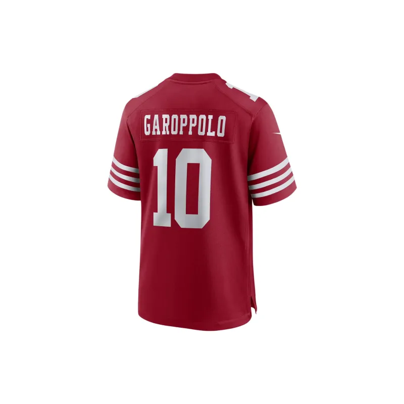 Nike NFL San Francisco 49ers Jimmy Garoppolo Soccer Jerseys Men's Gym Red-1