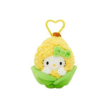 Sanrio Hello Kitty Hello Kitty Hello Kitty Fruit And Vegetable Story Collection Corn Dolls Plush Pendant 15cm High