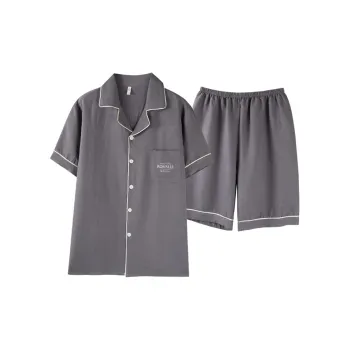 Chun Xi Pajama Set Men's Misty Haze Blue