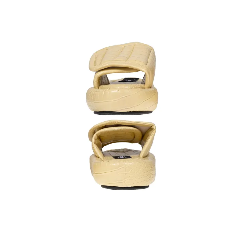 NATASHA ZINKO Slide Slippers Women's Light Brown-4