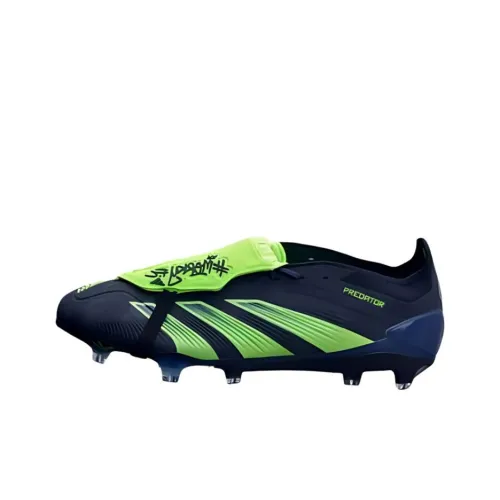 Adidas PREDATOR 24 Anti Slip Wear Resistant Soccer Shoes Unisex Yellow Black