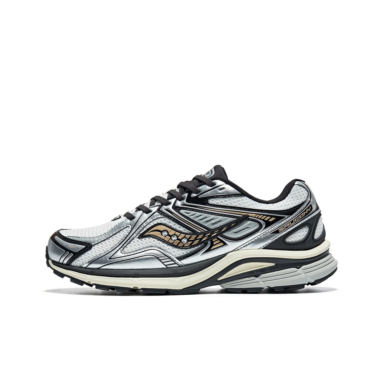 saucony tope Kinvara 4 Running Shoes Unisex Low Top White Black Silver POIZON