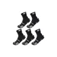 5 Pack Black White