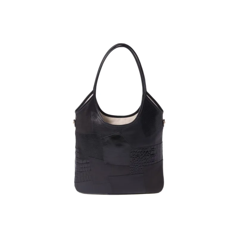 MIU MIU Patchwork Tote Bag, Shopping Bag, Handbag Women's Black-2
