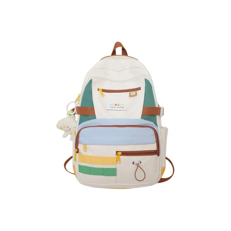 KAMLUI Nylon Backpack Regular Women's Multicolor-8
