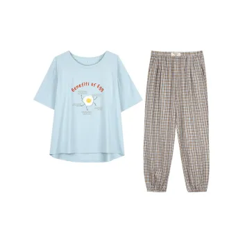XIN1BU Pajama Set Women's Image Color