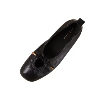 ALOHAS Casual Single Shoes 1cm Women's Black