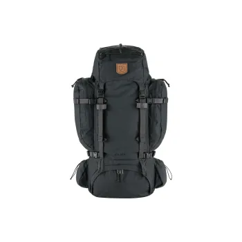 Fjallraven Recycled Polyamide Outdoor Mountaineering Bag Backpack Unisex Coal Black