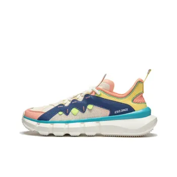 LiNing Essence 2.3 Cushioning Wear Resistant Low Top Casual Shoes Men's Blue White Yellow