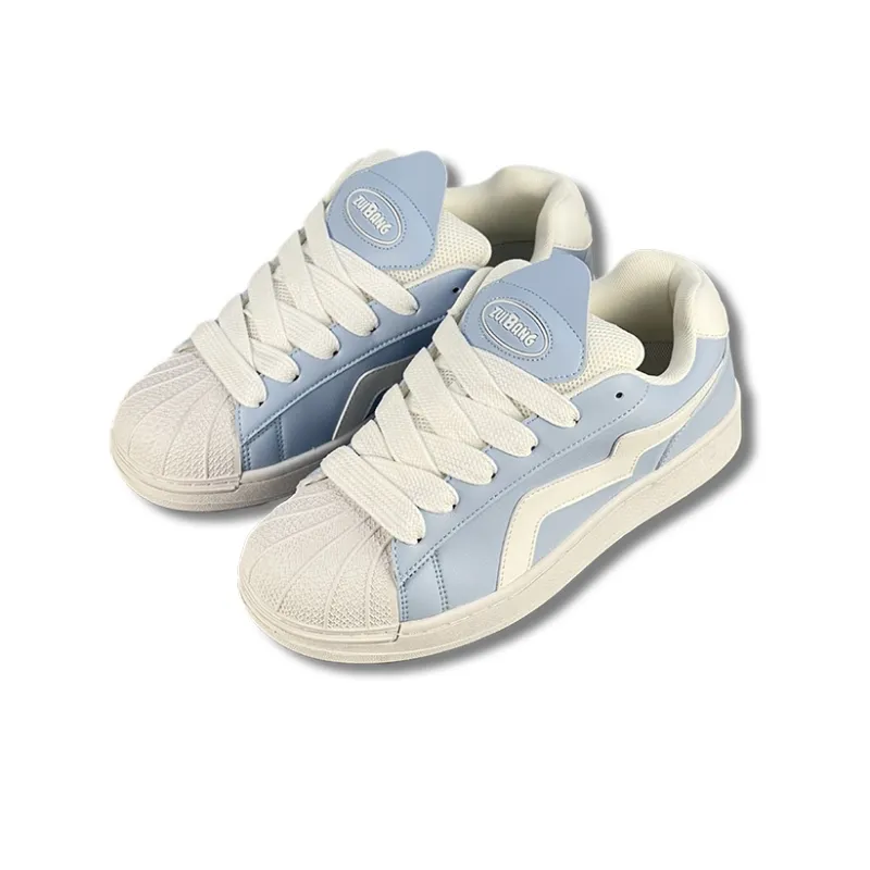 ZUIBANG Skateboard Shoes Women's Sky Blue-1