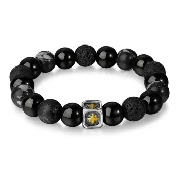 ZKY Volcanic Stone Bracelets Men's