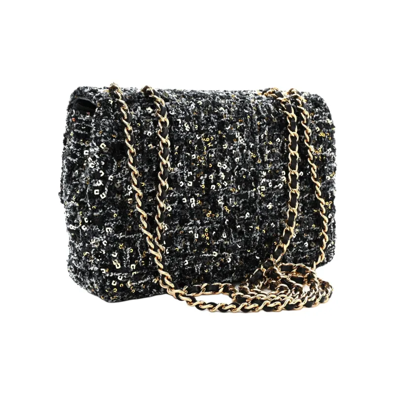 CHANEL Leather Crossbody Bag, Shoulder Bag Women's Black-1