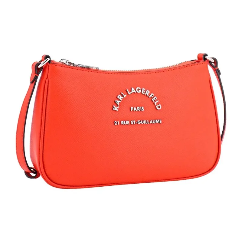 KARL LAGERFELD / Karl Lagerfeld Jeans Logo Plaque Zip Up Crossbody Bag-1