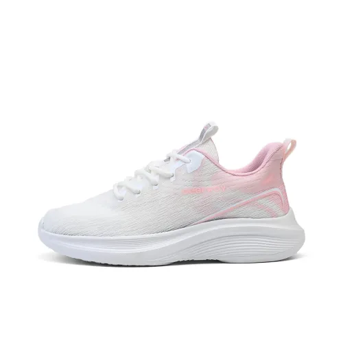 DEERWAY Running Shoes Women's Low-Top White/Pink