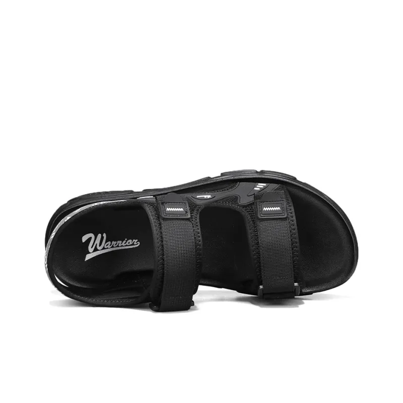 Warrior Casual Chef Shoes Beach Sandals Unisex Black-3