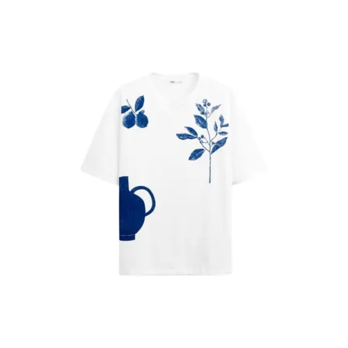 ZARA T-Shirts Men White