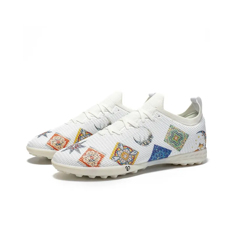 CariteSport Soccer Shoes Unisex Low Top White, Pink-16