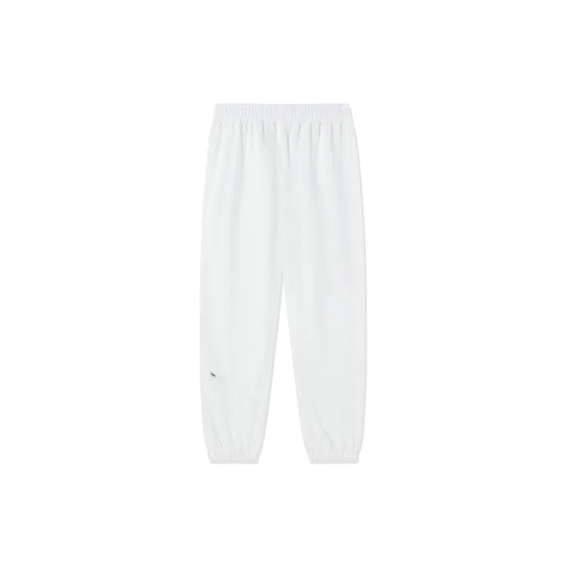 QIAODAN Knitted Sports Pants Women's Jordan White-1