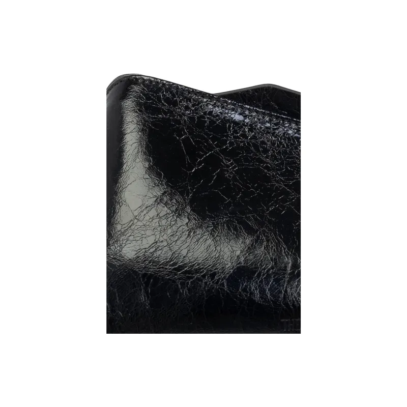 The Attico Leather Clutch Women's Black-4
