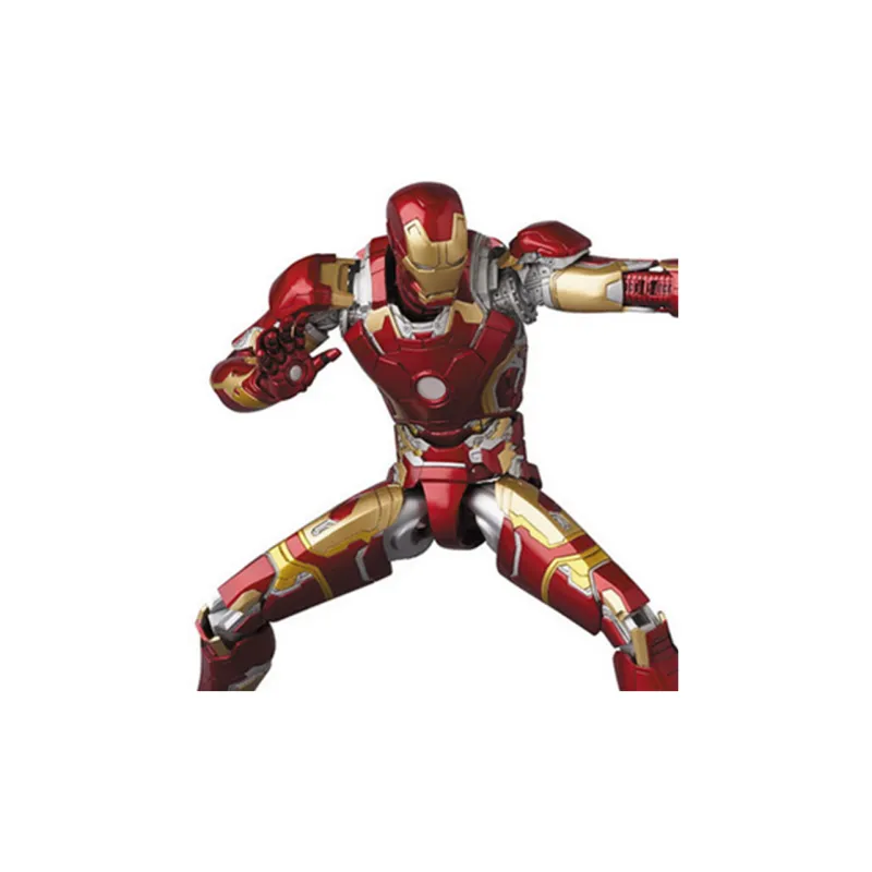 Medicom Toy Iron Man Marvel MK43 The Avengers Age Of Ultron Articulated 16cm Scale Figures-4